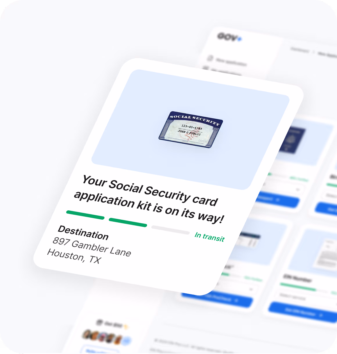 Social Security card online replacement & new cards